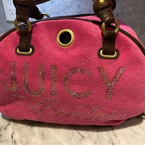 Rare juicy couture dog carrier